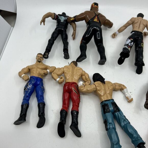 WWE WWF Booker T Action Figure Red Tights Jakks Pacific lot of 10 - Picture 13 of 13